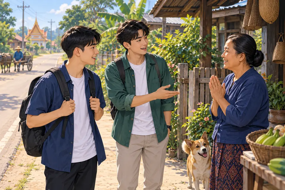 Lesson 2: My Name and Where I Live — ภาพประกอบบทเรียน 2: ชื่อของฉันและที่ที่ฉันอยู่
