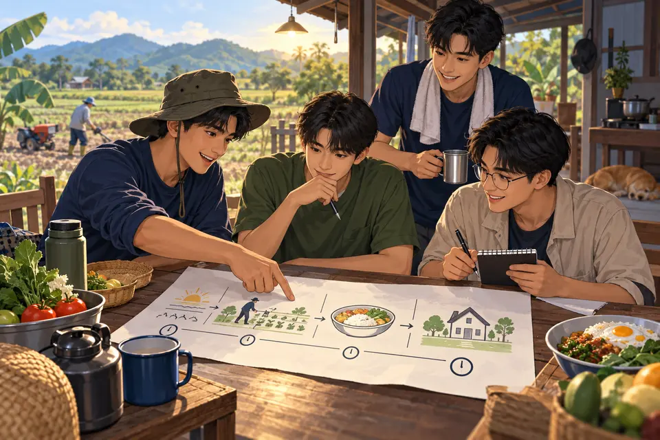Lesson 5: Time and Plans — ภาพประกอบบทเรียน 5: เวลาและแผนของเรา