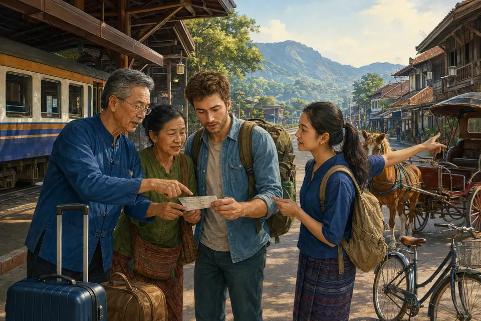 Lesson 50: Travel Plans and Useful Essentials — ภาพประกอบบทเรียน 50: แผนการเดินทางและของจำเป็น