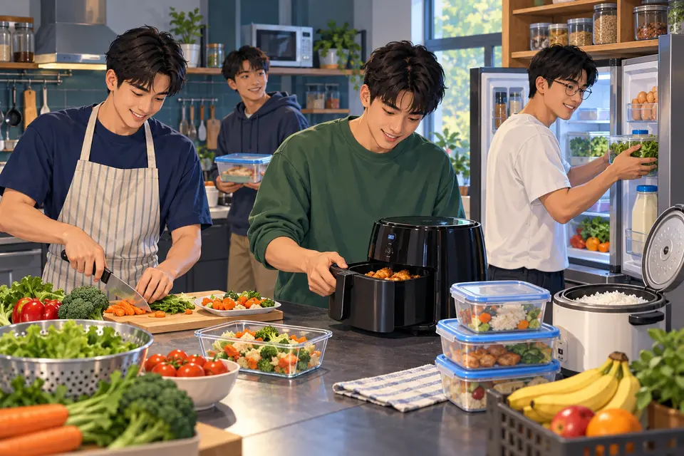 Lesson 74: Kitchen Appliances and Food Storage — ภาพประกอบบทเรียน 74: เครื่องใช้ในครัวและการเก็บอาหาร